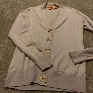 Tory Burch Beige long sleeve sweater